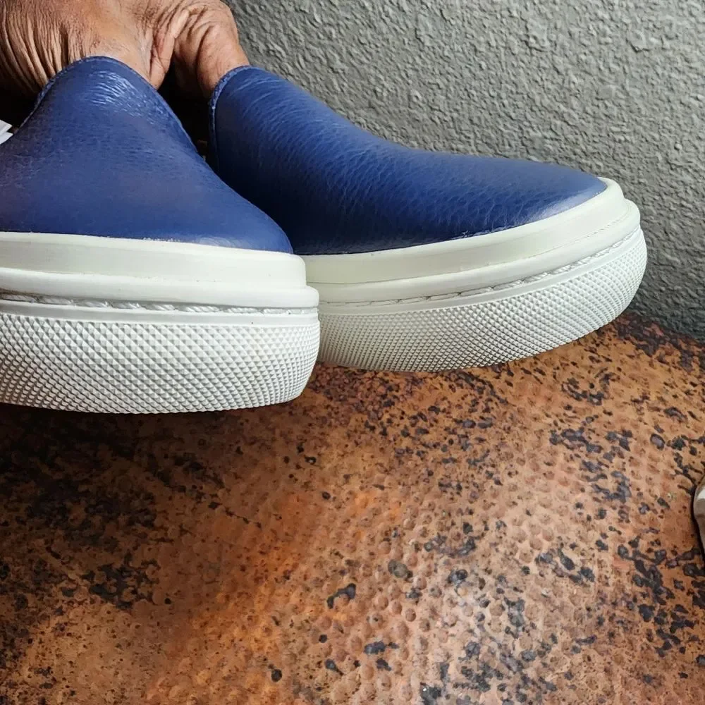 Soludos Sz.8 Navy Ibiza Slip On Sneaker